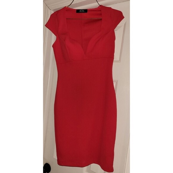 2 for $20 Lulus Hot Pink Bodycon Dress Size M - Picture 2 of 5